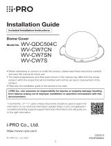 i-PRO i-PRO WV-QDC504C Dome Cover インストールガイド