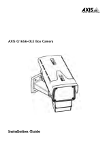 Axis Q1656-DLE Radar Video Fusion Box Camera インストールガイド