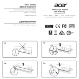 Acer HT100 ユーザーマニュアル