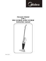 Midea MVC-SC861R Vacuum Cleaner ユーザーマニュアル