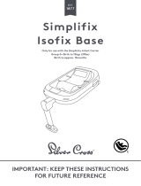 Silver Cross Simplifix Isofix ユーザーマニュアル
