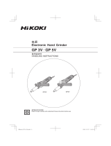 Hikoki GP 3V Electronic Hand Grinder ユーザーマニュアル
