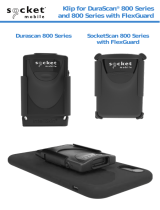 Socket Mobile Durascan 800 Series ユーザーマニュアル
