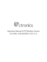 Ctronics PTZ Wireless Camera ユーザーマニュアル