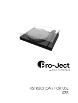 Pro-Ject Audio System Pro-Ject Audio System X2B Turntable ユーザーマニュアル
