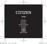Citizen YF30 ユーザーマニュアル
