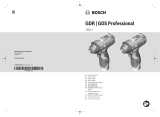 Bosch 120-LI GDR, GDS Professional Cordless Driver, Wrench ユーザーマニュアル