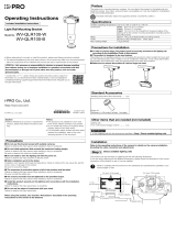 i-PRO i-PRO WV-QLR100-W Light Rail Mounting Bracket ユーザーマニュアル