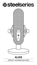 Steelseries Alias Pro XLR Pro Gaming Microphone ユーザーマニュアル