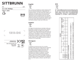 IKEA SITTBRUNN 取扱説明書