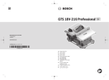 Bosch GTS 18V-216 取扱説明書