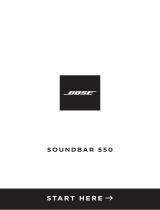 Bose Soundbar 550 Compact 3D Surround Sound 取扱説明書