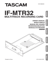 Tascam IF-MTR32 取扱説明書