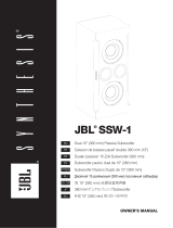 JBL SSW-1 取扱説明書