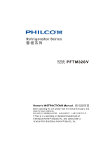 Philco PFTM32SV 取扱説明書