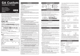 Korg CS BL-Custom Series-Tuner-Blue 取扱説明書