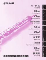 Yamaha Oboe MUSICAL INSTRUMENTS 取扱説明書
