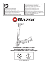 Razor Power Core E90/E95 /Glow Electric Hub Motor Scooter 取扱説明書