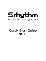 Srhythm NC15 Noise Cancelling Headphones Bluetooth Over-ear ユーザーガイド