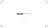 Cowon CK11 Pro Premium True Wireless Earbuds ユーザーガイド