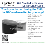 Socket Mobile S550 ユーザーガイド
