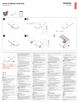 Lenovo G0A3LG1WWW Go Wireless Power Bank ユーザーガイド