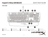 HyperX Alloy MKW100 ユーザーガイド