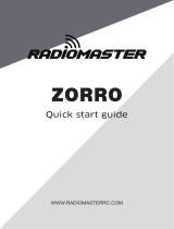 Radiomaster Zorro ユーザーガイド