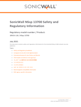 SonicWALL NSsp 13700 – Appliance Only ユーザーガイド