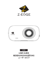 Z-EDGE Z-EDGE Z3D Dash Cam Dual Cameras on a Budget ユーザーガイド
