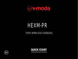 V-Moda HEXM-PR True Wireless Earbuds ユーザーガイド