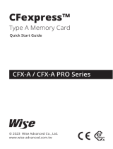 Wise CFX-A Series CFexpress Type A Memory Card ユーザーガイド