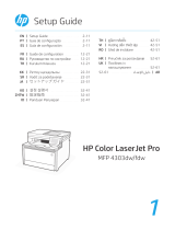 HP Color LaserJet Pro MFP 4303dw Printer ユーザーガイド