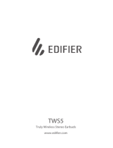 EDIFIER TWS5 Truly Wireless Stereo Earbuds ユーザーガイド