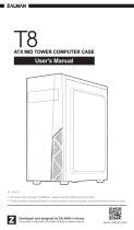 ZALMAN T8 ATX Mid Tower Computer Case ユーザーマニュアル