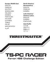 Thrustmaster TS-PC RACER ユーザーマニュアル