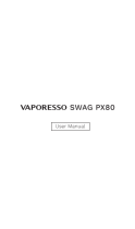 Vaporesso Swag PX80 ユーザーマニュアル