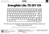 EPOMAKER Everglide Lite 75 DIY Kit ユーザーマニュアル