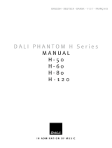 Dali PHANTOM H-80 取扱説明書