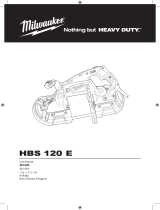 Milwaukee HBS-120E Trigger Handle ユーザーマニュアル