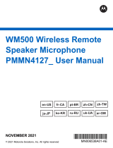 Motorola WM500 ユーザーマニュアル