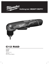 Milwaukee C12 RAD ユーザーマニュアル