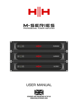 HH Electronics M Series Professional Power Amplifier ユーザーマニュアル