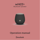 KREAFUNK aJAZZ+ Bluetooth Speaker ユーザーマニュアル