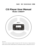 Hott CD903TF ユーザーマニュアル