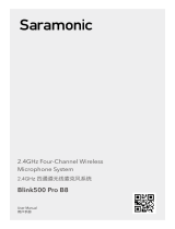 Saramonic Blink500 Pro B8 ユーザーマニュアル