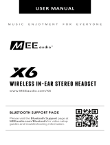 Mee Audio X6 ユーザーマニュアル
