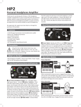 PRESONUS HP2 ユーザーマニュアル