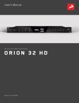 Orion 32 HD 64 Channel HDX USB 3.0 Audio Interface ユーザーマニュアル