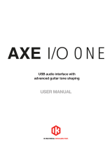 IK Multimedia AXE I-O ONE ユーザーマニュアル